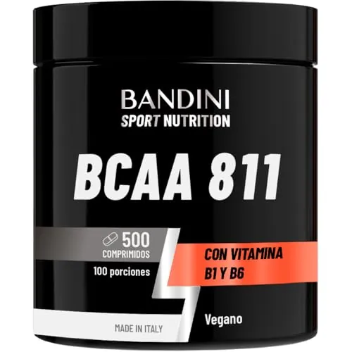 Bandini® BCAA 8.1.1 500 comprimidos | Aminoácidos de Cadena Ramificada |