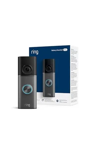 Ring Battery Video Doorbell 4K Pro, Videotimbre con batería (última gen.), Retinal 4K, Zoom 10 aumentos, Batería recargable ultra, Prueba gratuita 30 días plan de suscripción de Ring