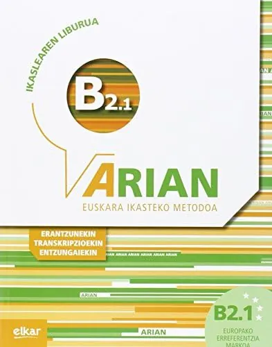 Arian B2.1 Ikaslearen liburua (+erantzunak + transkripzioak) + CD