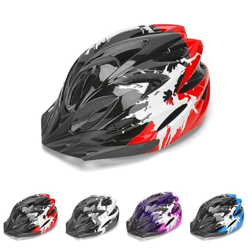 DmTown Casco Bici Niño 3-14 Años Ajustable 50-58cm