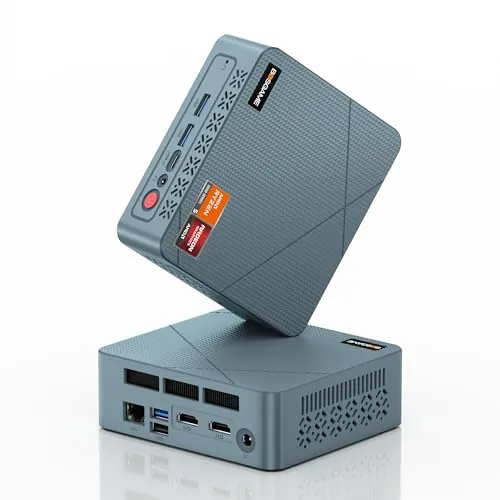 BOSGAME Mini PC E2 Air, AMD Ryzen 5 3501U(hasta 3.7GHz), 8GB RAM, 256GB SSD