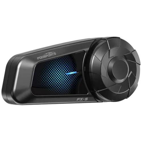 Fodsports FX-S Intercomunicador Casco Moto Bluetooth5.4, 2PACK