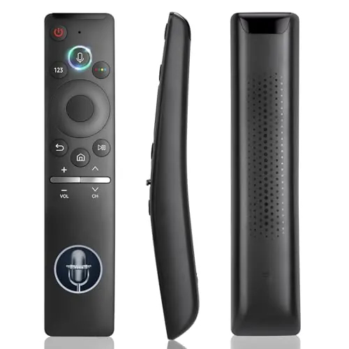 Voz Mando para Samsung Smart TV, Mando a Distancia para Samsung Original | Control por Voz, para Samsung Televisión, Remote, Garantía De 1 Año, Botones Sensibles, Material ABS Duradero