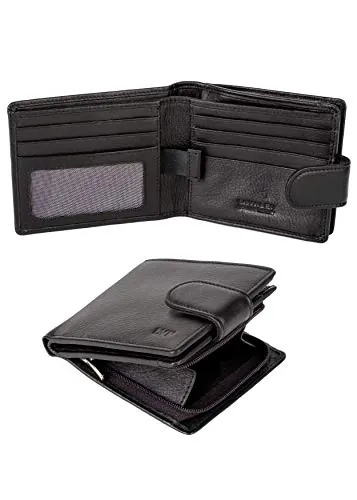 Lavalen Carteras para Hombre Piel - Monedero con Estilo - Cartera Hombre Hecha a Mano Cuero Auténtico - Billeteras con RFID - La Cartera Cómoda - Wallets for Men - Regalos Originales.