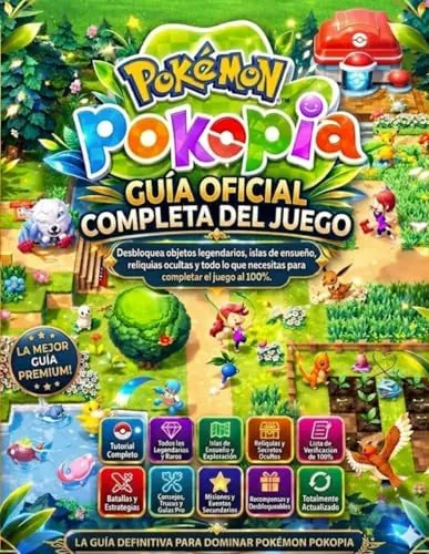 POKÉMON POKOPIA: GUÍA OFICIAL COMPLETA DEL JUEGO Desbloquea objetos legendarios, islas de ensueño, reliquias ocultas y todo lo que necesitas para completar el juego al 100%.