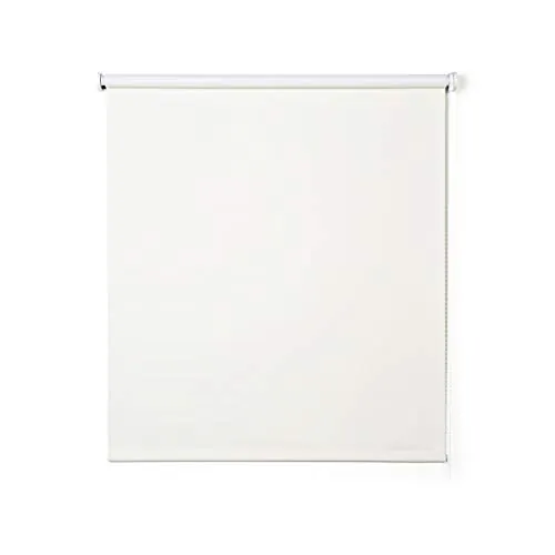 Estores enrollables Opacos Estor Opaco Blackout con Tejido de poliéster. Persiana Opaca Que aporta Oscuridad. Cortinas Opacas para Dormitorio STORESDECO | Color Crudo 140 x 180 cm