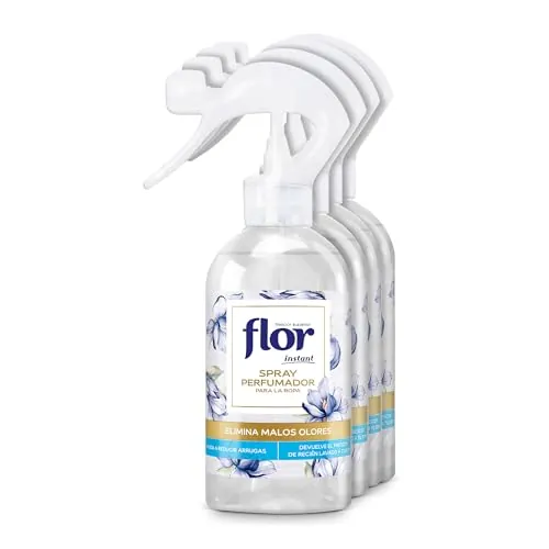 Flor Instant Perfume para la ropa, fragancia azul - pack de 4