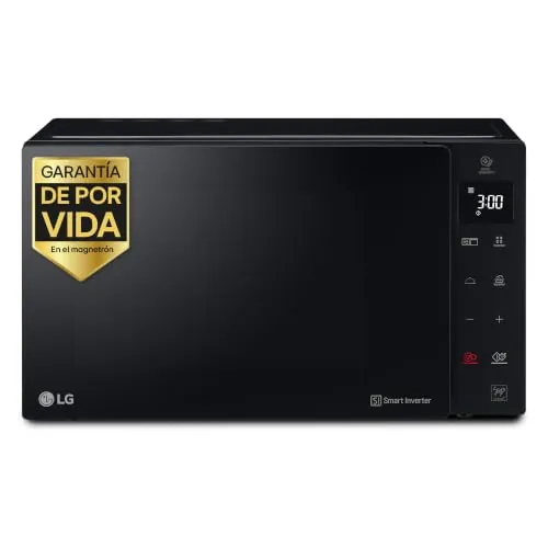 LG MH6535GDS Smart Inverter, Microondas 1000 W con Grill 900 W, Color Negro, 25 Litros