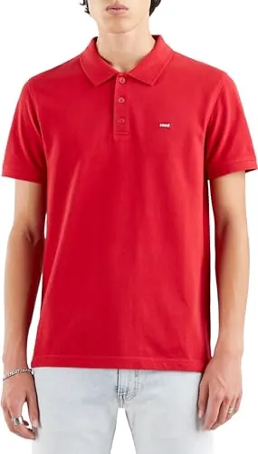 Levi's Housemark Polo Camiseta, Crimson, XL Hombre