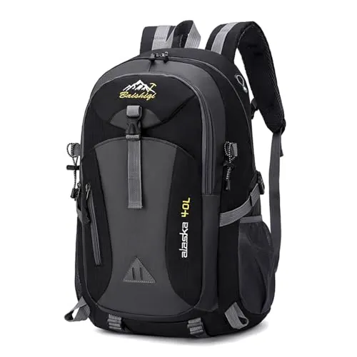 40 Litros Mochila Polivalente,Bolsa de Viaje Duradera Resistente Al agua para Esquí,Cómoda y Ligera Para uso en Actividades de Trekking y Hikking Impermeable