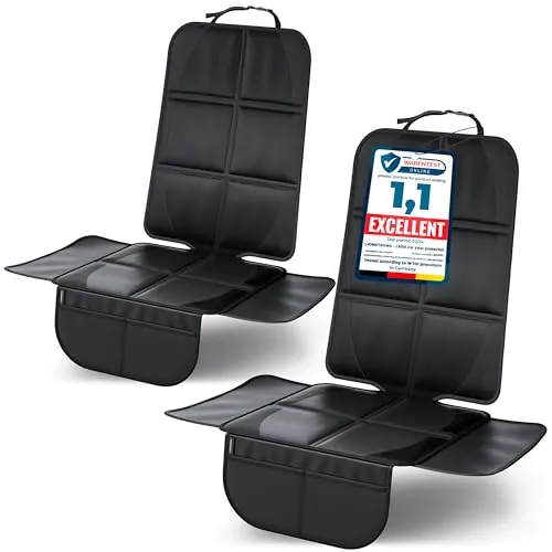 LIONSTRONG® Fundas para Sillas de Coche [Compatible ISOFIX] - Negro