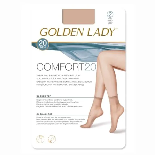 Golden Lady COMFORT 20 SOCK - TOBILLERO CONFORT Hombre color: MELON talla: Talla única