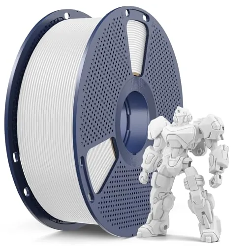 SUNLU PETG Filament 1.75 mm,Bobina de 1 kg, petg Blanco