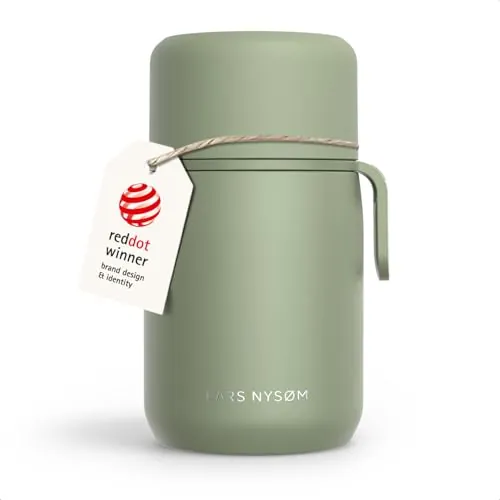 LARS NYSØM Tarro Térmico de Acero Inoxidable 700ml - Termo Comida Caliente