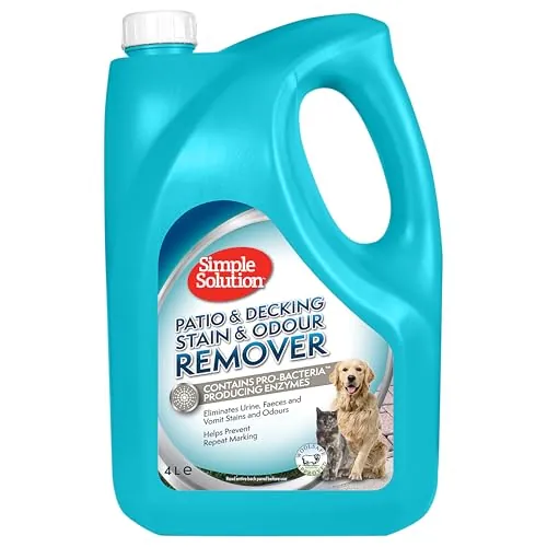 Simple Solution patio y removedor de manchas y olores para mascotas - 4L