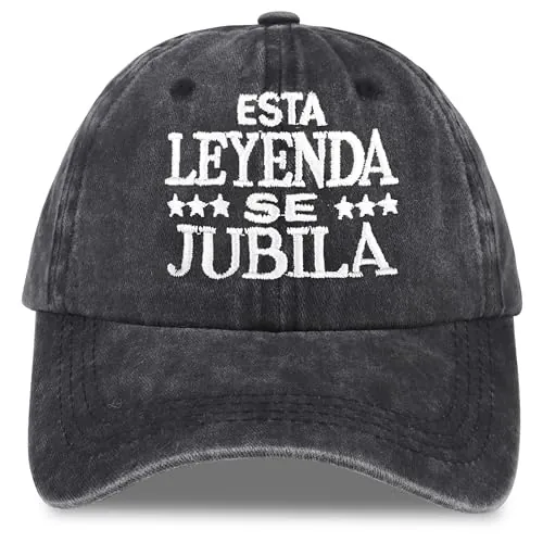 Rebundex Regalos Jubilacion Hombre Gorra de Beisbol Regalos para la Jubilacion Hombre Mujer Originales para Jubilación Mujer Feliz Jubil Esposo Padre Abuelo Hermano Amigo Jefe Compañero de Trabajo