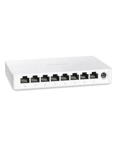 BrosTrend 2,5Gb Switch Ethernet 8 Puertos, no Gestionado Switch Plug & Play