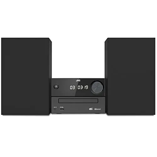 JVC UX-C25DAB - Sistema Micro Hi-Fi con CD, USB, Bluetooth, Dab+, FM, Line-In e IR, Negro