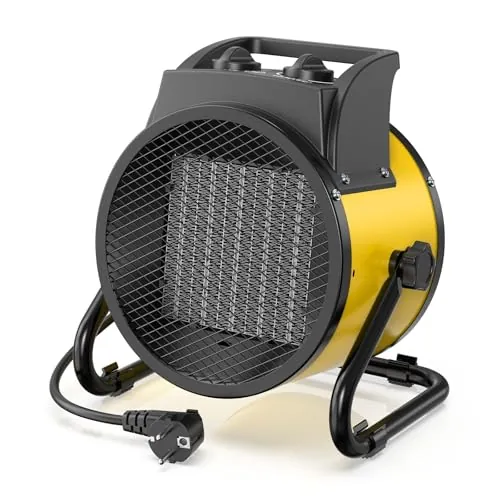 DAHTEC Calefactor Industrial 3000W Bajo Consumo Calentamiento Rápido en 3s