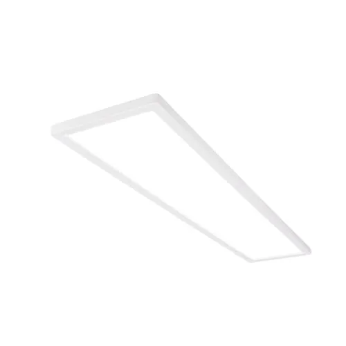 Briloner - Plafón LED, Panel LED, Ultra Plano, Efecto Retroiluminación, Luz Blanca Neutra, 36W, 4800 Lúm, Plafon LED Techo, Luces LED Habitacion, Rectangular, Luces LED Cocina, Luz, 98x20 cm, Blanco