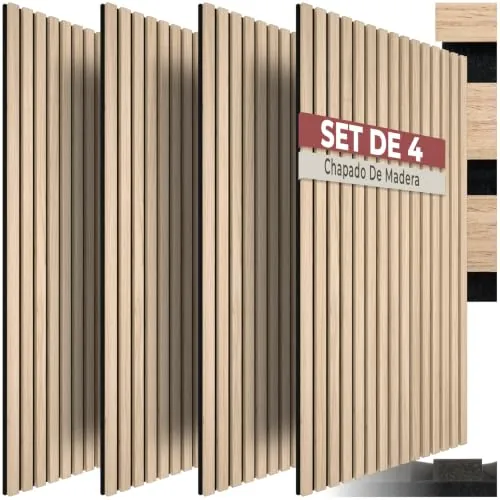 tectake® Paneles Acústicos 120 X 60 Cm, 3D, Fieltro Fonoabsorbente