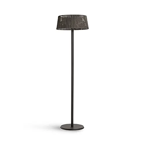 CREATE/PATIO HEATER/Estufa de infrarrojos para terrazas y exteriores negro/Infrarrojos por carbono, sistema de seguridad, desconexión automática, 3 potencias de calefacción, 2100W