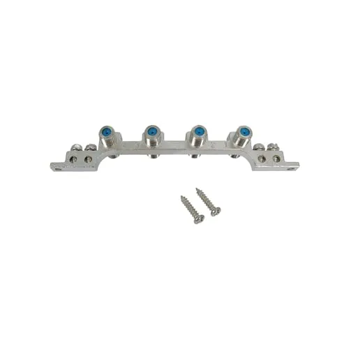 TELEVES Bloque de tierra para 4 cables RF ERD4N