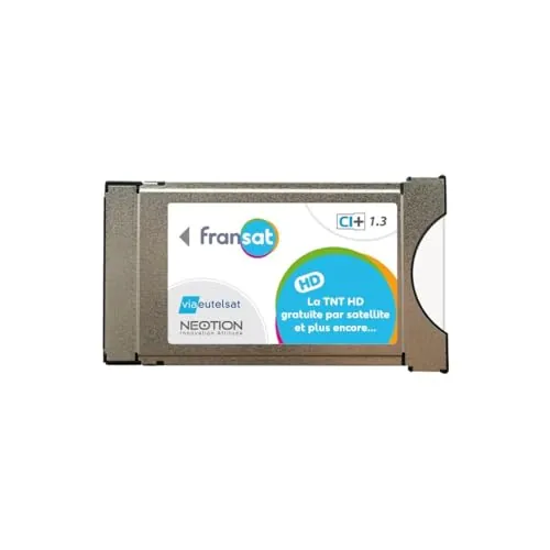 Neotion ACY-MCVF-0302 - Receptor satélite módulo PCMCIA Fransat 1,3 Ci+, Color Blanco