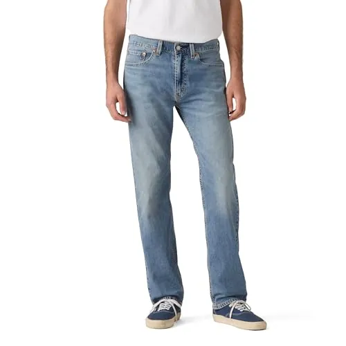 Levi's Hombre 505 Regular Fit Jeans, Waterfall Cool, 32W / 32L