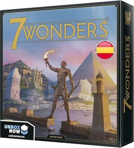Asmodee 7 Wonders, Juego de Civilizaciones Ganador de Varios Premios