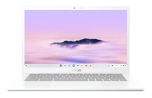 ASUS Chromebook Plus CX3402CVA – Laptop 14" FHD (Intel Core 3, 8GB RAM, 128GB UFS, ChromeOS) White, QWERTY + 12 Months Google AI Pro with Gemini Pro and 5TB Storage