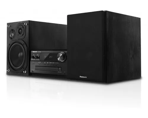 Panasonic SC-PMX92 Minicadena de música para uso doméstico Negro 120 W - Microcadena (Minicadena de música para uso doméstico, Negro, Monótono, 120 W, De 3 vías, 14 cm)