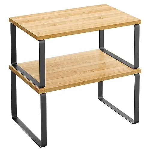 SONGMICS Estante para Especias, Juego de 2, Extensible