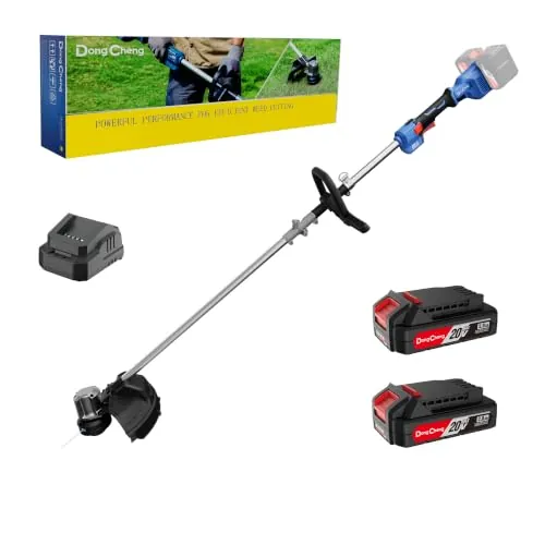 Dong Cheng Desbrozadora Bateria 40V, Ancho Corte 33 cm, TIPP Automático