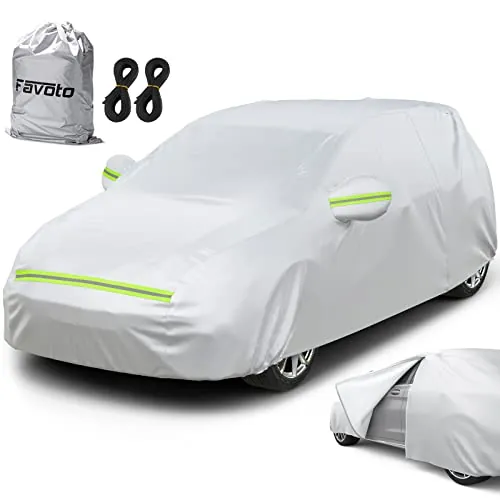Favoto Funda Coche Exterior Impermeable Protección contra el Sol y Polvo