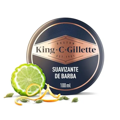 King C. Gillette Suavizante de Barba Hombre, 100 ml