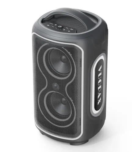 VUOPAX Altavoz Bluetooth Portátil,200 W Máx, Graves Potentes, IP65