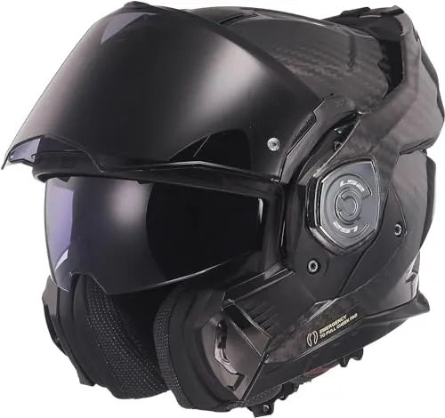 LS2, Casco de moto modular ADVANT X CARBON Gloss Carbon, XL