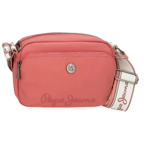 Pepe Jeans Corin Bandolera Rosa 21x14x5 cms Poliéster y PU by Joumma Bags