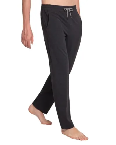 maamgic Pantalon Chandal Hombre Algodón, Gris Cáñamo Oscuro M | Transpirable y suave, elasticidad 4-way, corte recto, 3 bolsillos, cintura elástica, Adecuado para jogging, deporte y yoga