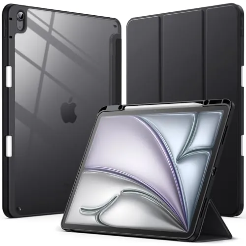 JETech Funda para iPad Air 13" M4/M3/M2 (2026/2025/2024), Negro