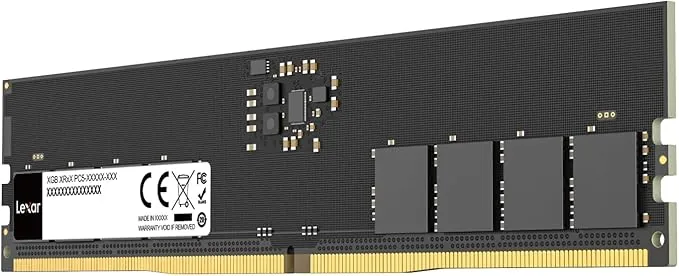 Lexar UDIMM DDR5 32GB 5600 MHz, 288-Pin UDIMM PC, de Computadora de Alto Rendimiento, Actualización de Módulo de PC, 1.1V, CL46-45-45-90