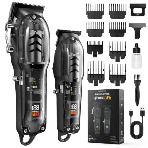 Yineel W6 Cortapelos Inalámbrico Profesional, Máquina de Cortar Pelo Hombre