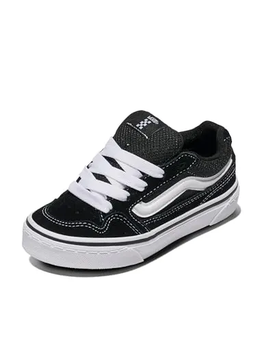 Vans Caldrone, Zapatillas para Unisex niños, SUEDE/MESH BLACK/WHITE, 33 EU