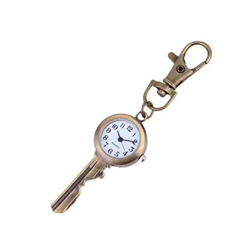 TOGEVAL Reloj Analógico Vintage para Mujer Reloj Colgante Clásico Hebilla De Llave