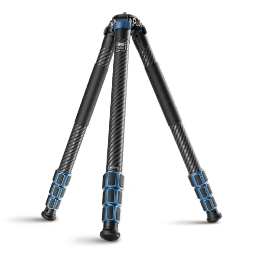 SIRUI AM-324 Trípode Profesional de Fibra de Carbono, 4 Secciones, Altura 145cm, Carga 18kg - Compatible con Cámaras Mirrorless y DSLR - Diseño Compacto sin Columna Central