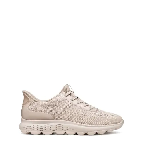 Geox Zapatillas para Mujer D Spherca Plus A, Polvo/Beige, 38 EU, Powder Beige, 38 EU