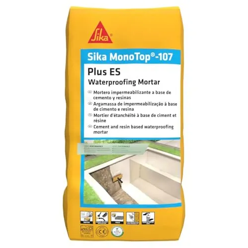 SIKA - Mortero impermeabilizante - SikaMonoTop-107 Plus ES - Gris - 25kg