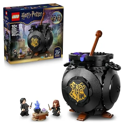 LEGO Harry Potter Caldero: Aula de Pociones Secretas 76464 | Juguetes para niñas de 10+ años, decoración con minifiguras de Patronus, Hermione y Snape, regalo de cumpleaños, 652 piezas