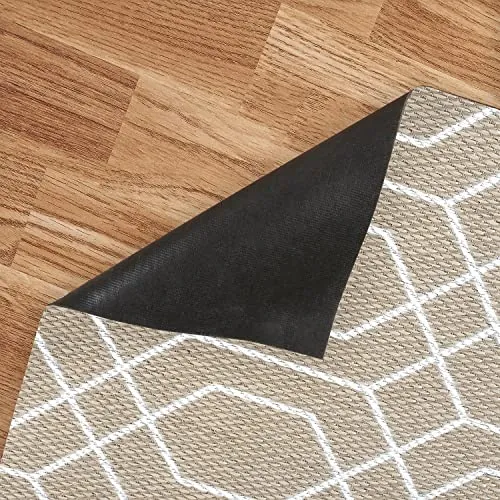 Alfombras vinílicas ultrafinas para interior y exterior 160x230 cm blancos
